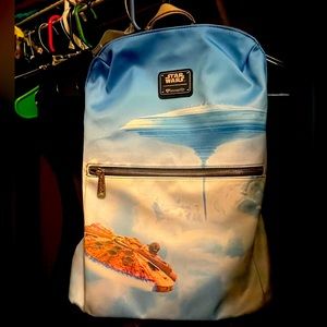 Brand new Loungefly Stars Wars Millennium Falcon Cloud City Backpack